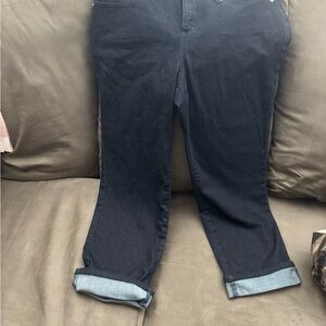 Style & Co. Blue capri Cropped Jeans with Vintage Look